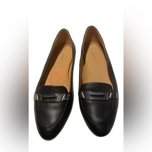 Coach Ruthie Loafer Women’s Size 7.5 Color Black W/Silver Metal Accent.